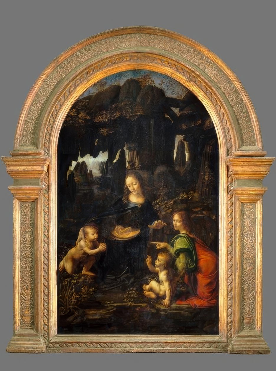 Felsengrottenmadonna von Leonardo da Vinci