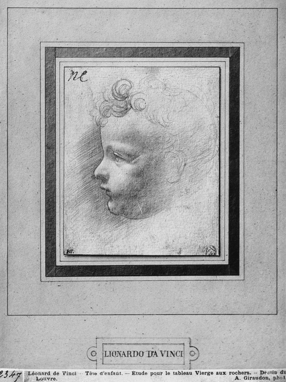 Kopf eines Kindes von Leonardo da Vinci