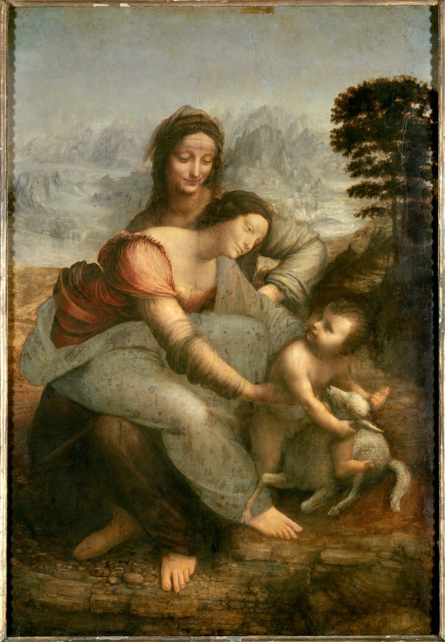 Jungfrau und Kind mit der heiligen Anna von Leonardo da Vinci