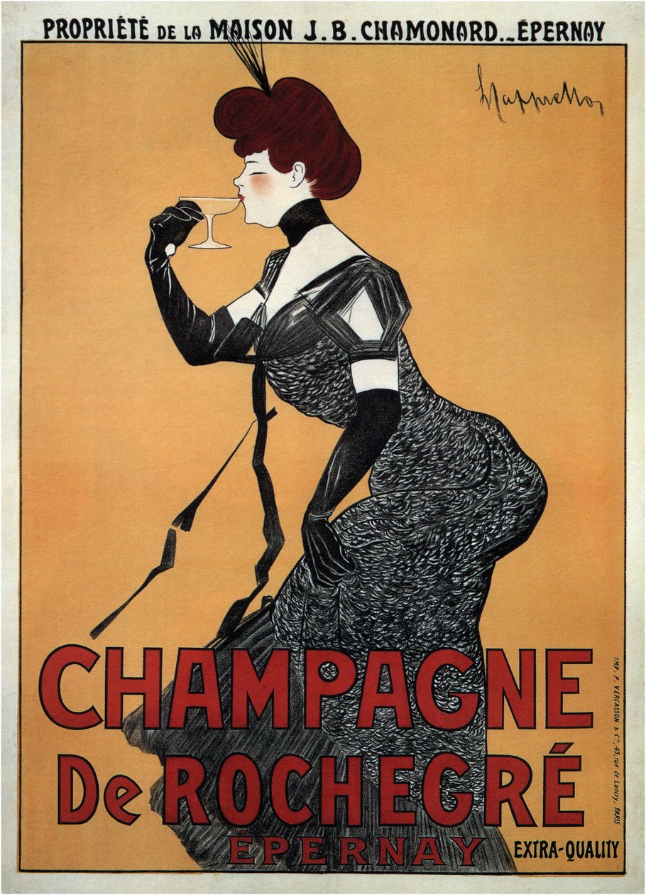 Champagne de Rochegre von Leonetto Cappiello