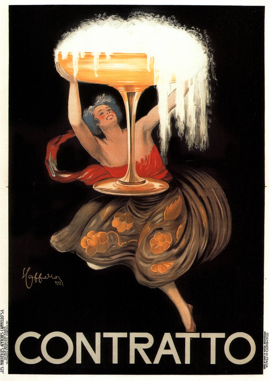 Contratto (Plakat) von Leonetto Cappiello