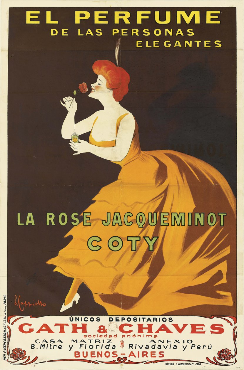 Coty - La Rose Jacqueminot von Leonetto Cappiello