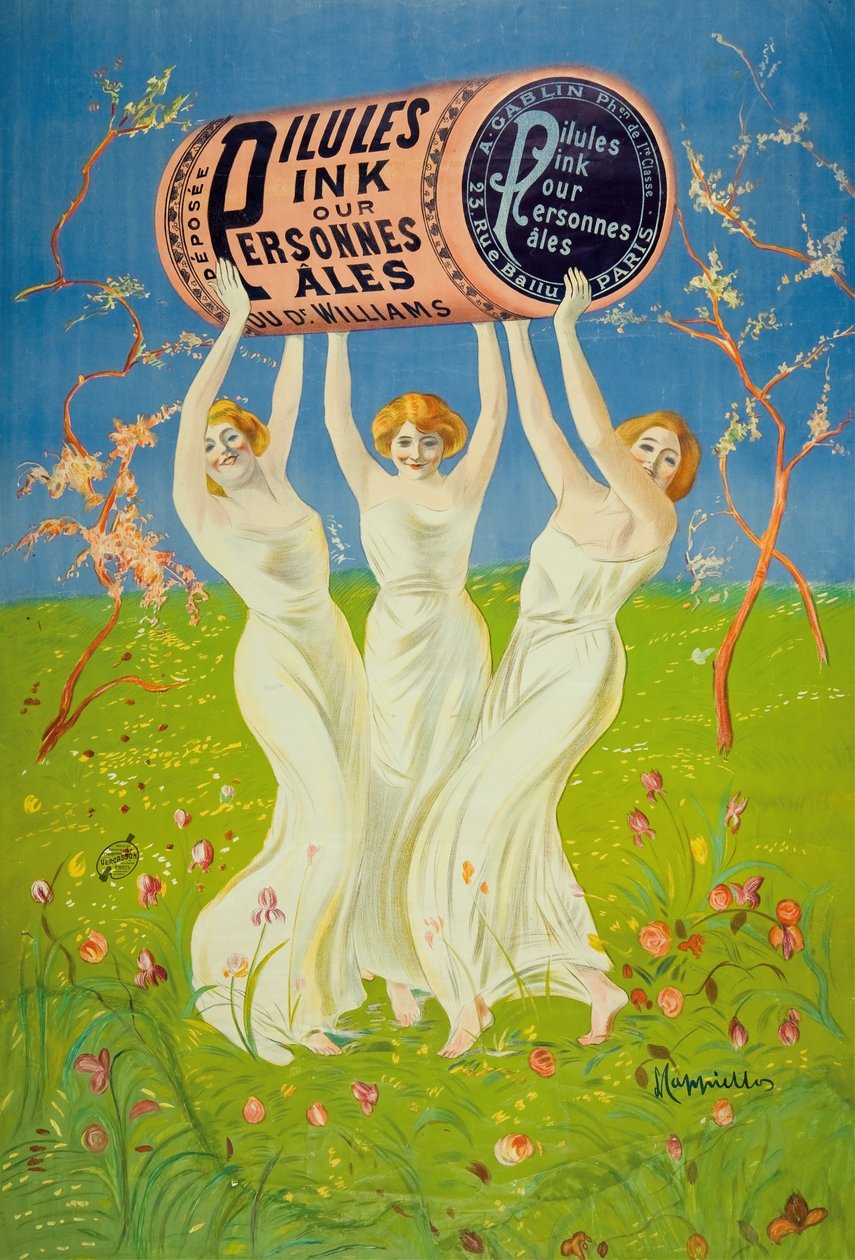 Pilules Pink pour Personnes Pâles, 1910 von Leonetto Cappiello