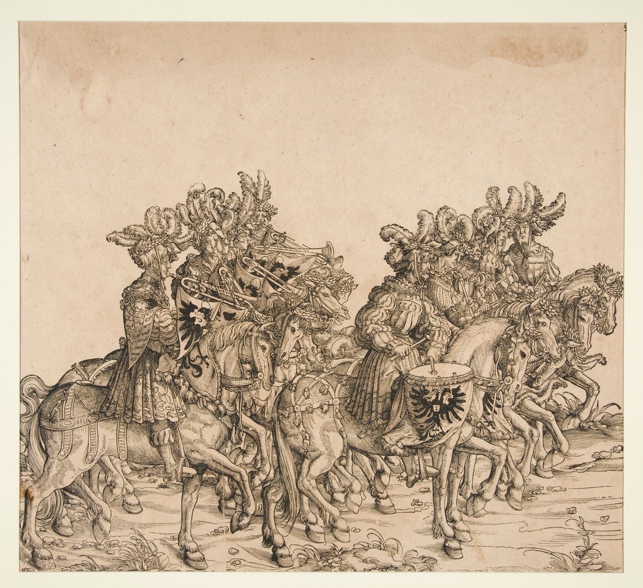 Kaiserliche Trompeter von Leonhard Beck