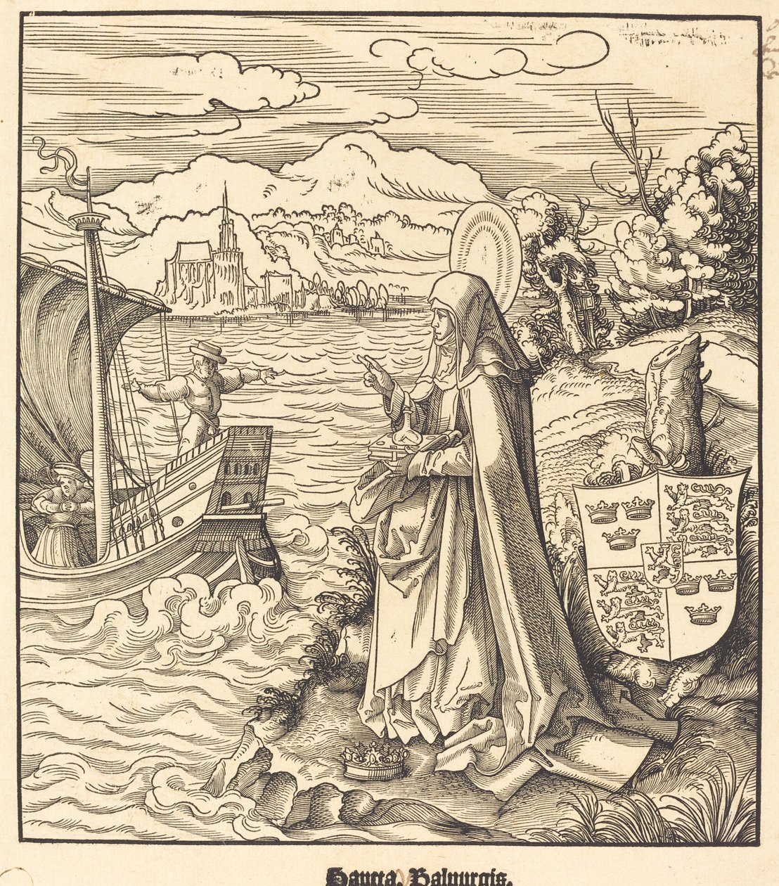 Heilige Walburga von Leonhard Beck