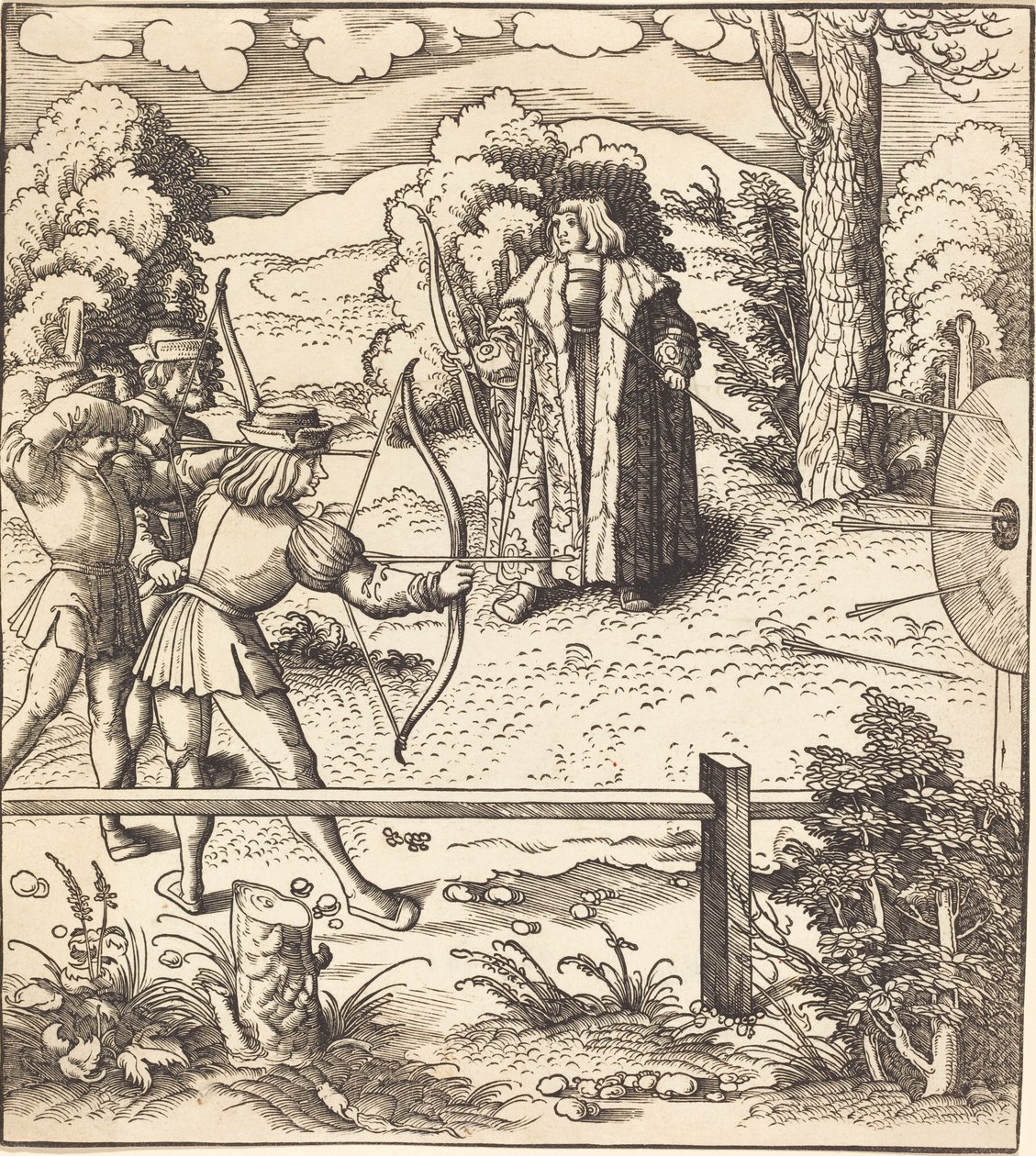 Der junge weiße König bei den Butts von Leonhard Beck