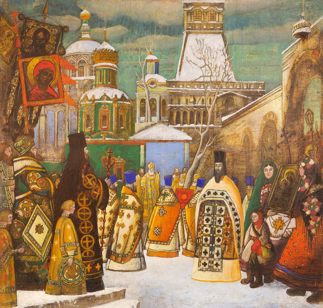 Osterprozession von Leonid Mikhaylovich Brailovsky