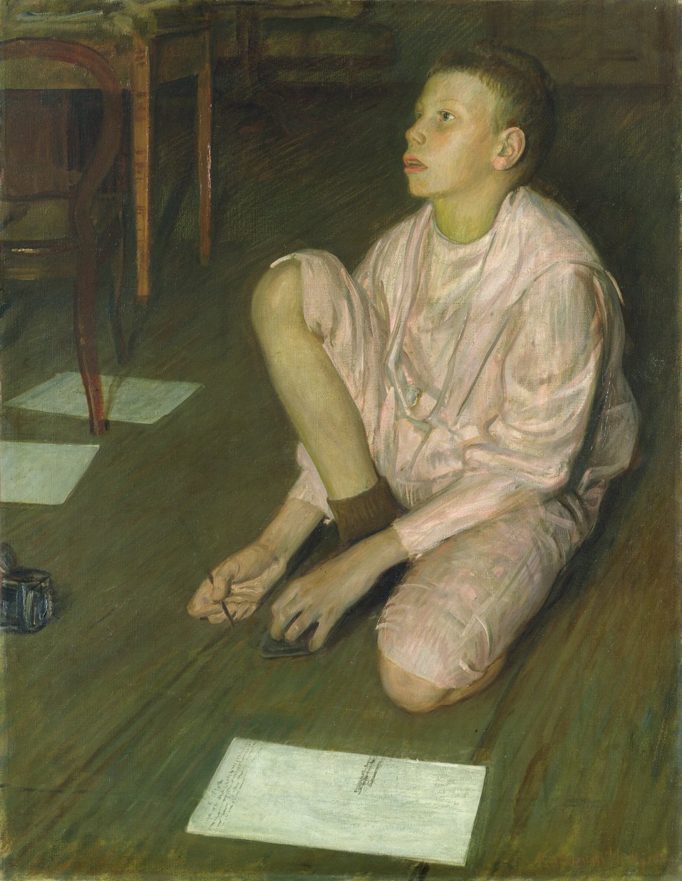 Wolf, der Sohn des Künstlers, 1900 von Leopold Karl Walter von Kalckreuth