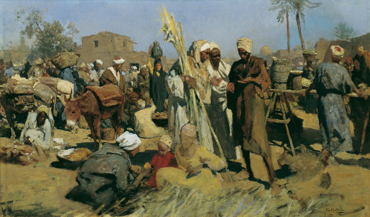 Zuckerrohrmarkt von Leopold Carl Muller