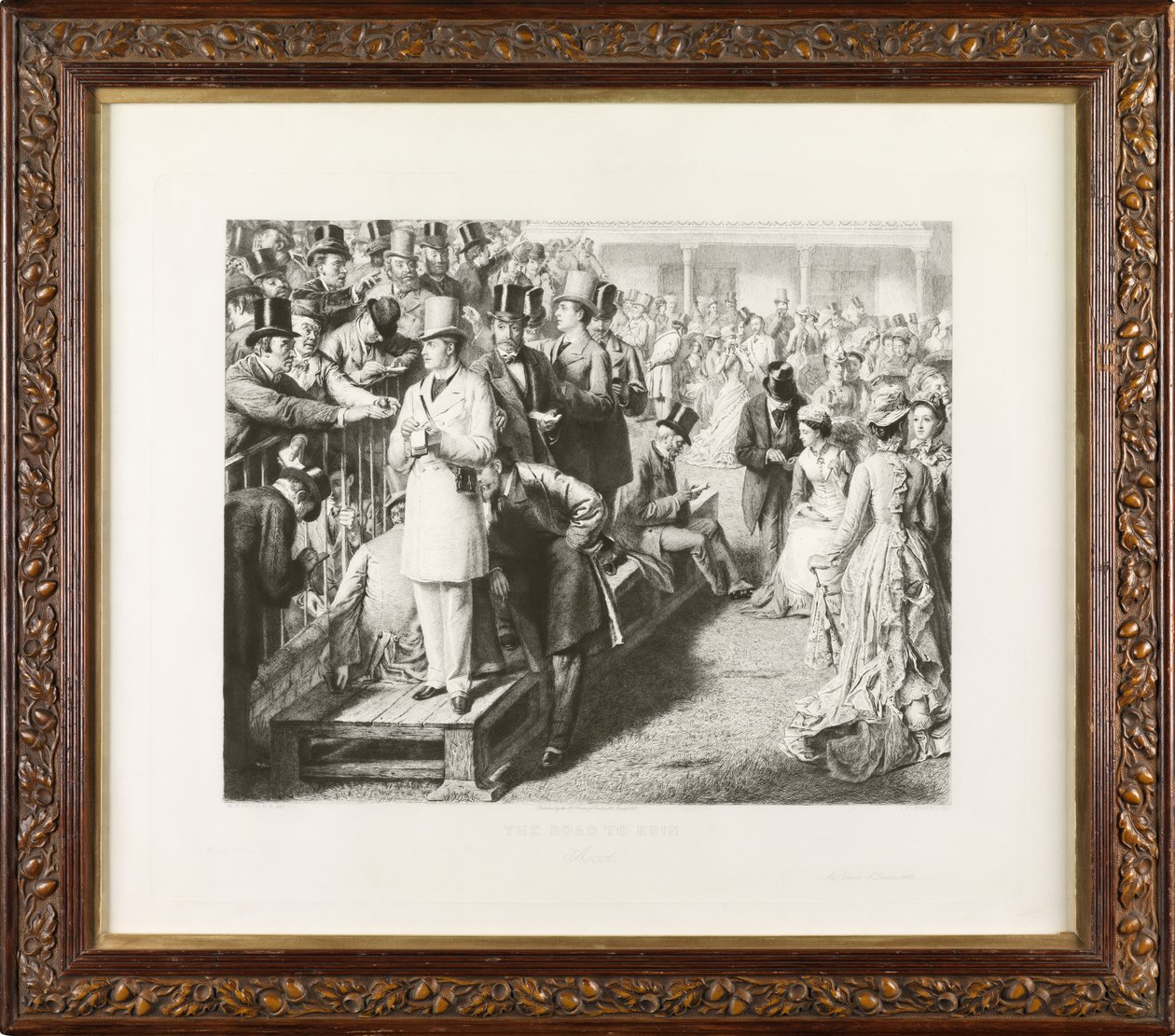 Der Weg zum Ruin: Ascot von Leopold Flameng