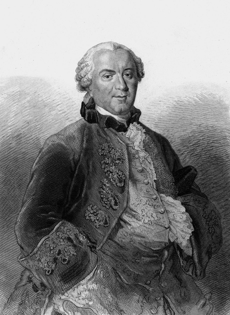 Comte von Buffon von Leopold Massard