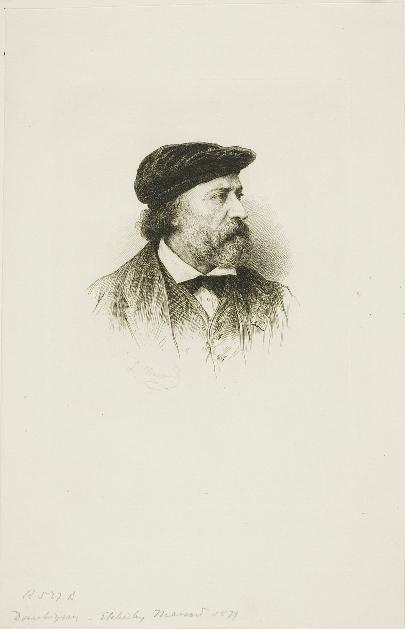 Porträt von Daubigny von Leopold Massard