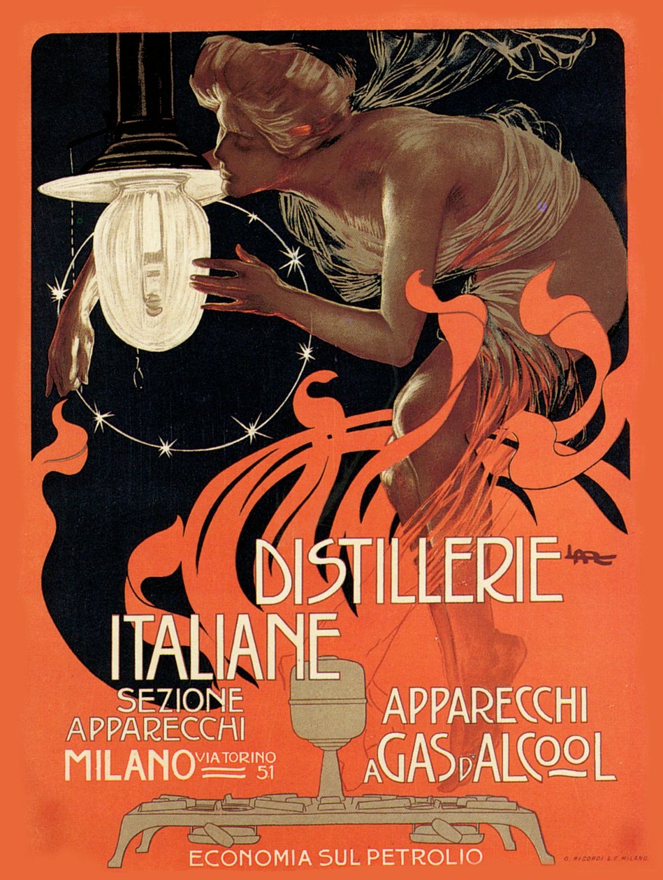 Distillerie Italiane, 1890er Jahre von Leopoldo Metlicovitz