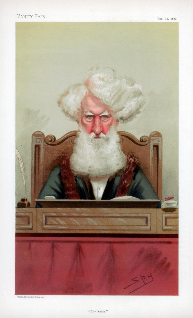 Stadtjustiz, 1880 von Leslie Matthew Ward