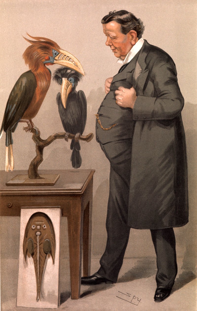 Edwin Ray Lankester, britischer Zoologe, 1905 von Leslie Matthew Ward