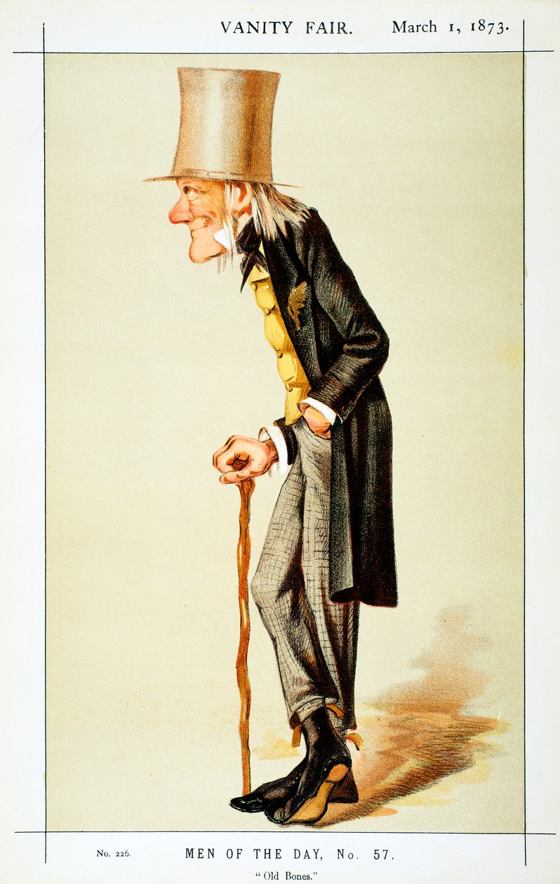 Richard Owen, britischer Zoologe, 1873 von Leslie Matthew Ward