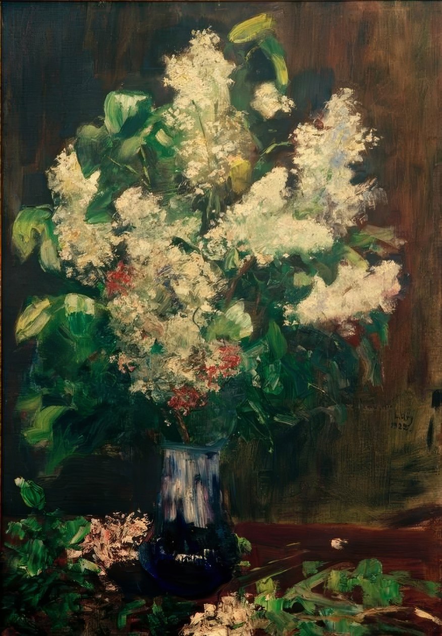 Fliederstrauß von Lesser Ury