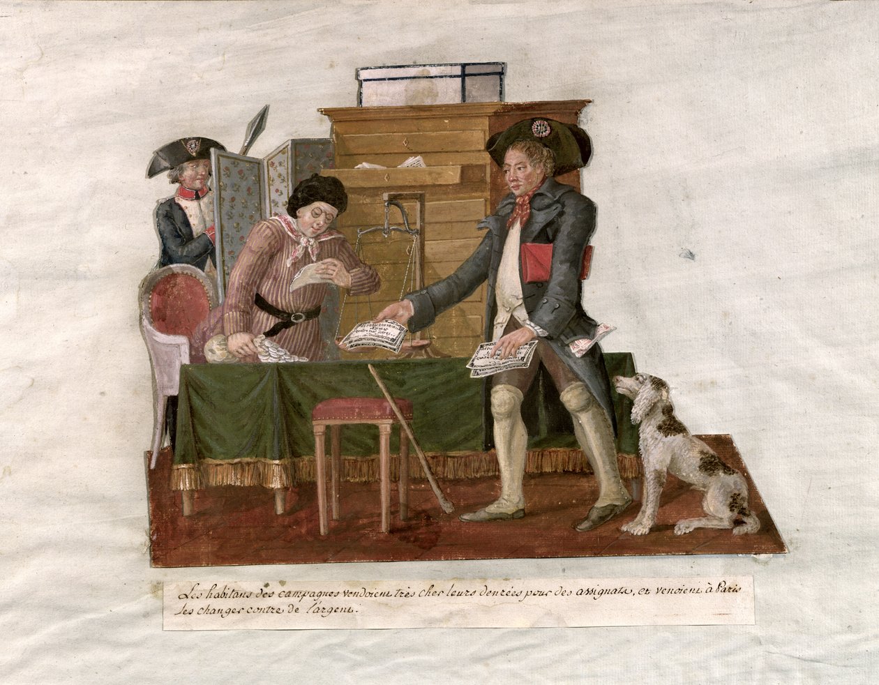 Fol.55 Landvolk und der Geldwechsler von Lesueur Brothers