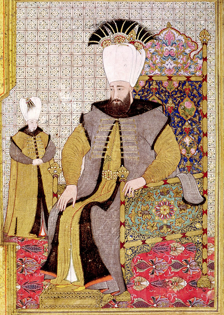 Sultan Ahmet III (1673-1736) und der Thronfolger von Levni