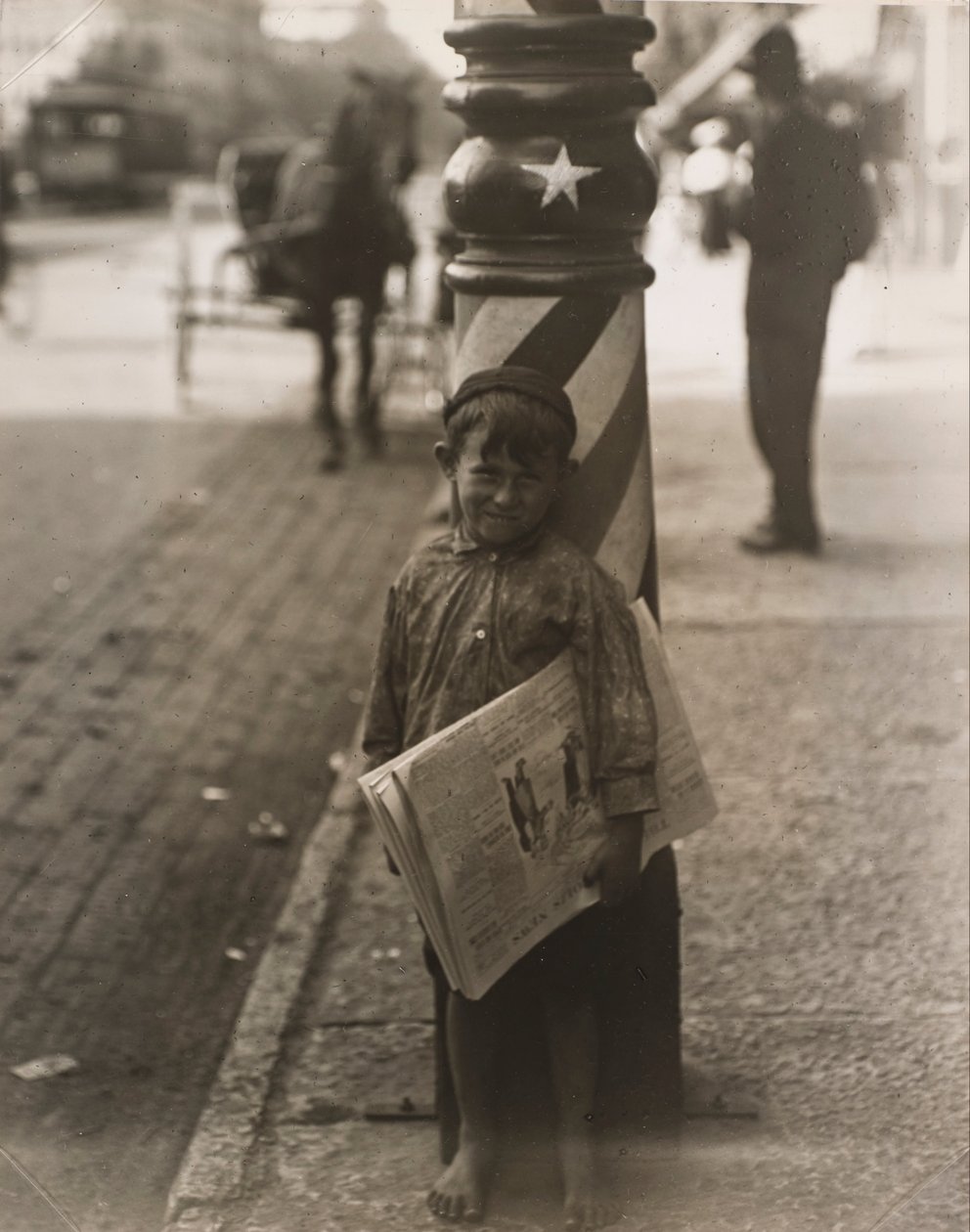 Ein kleiner Rasierer, Indianapolis von Lewis Wickes Hine