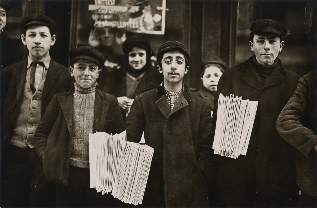 Hartford Zeitungsjungen von Lewis Hine