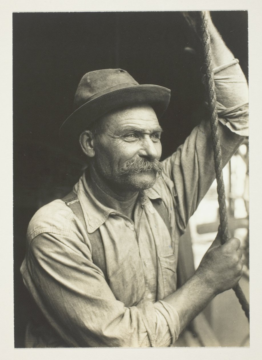 Ohne Titel (Arbeiter) von Lewis Wickes Hine