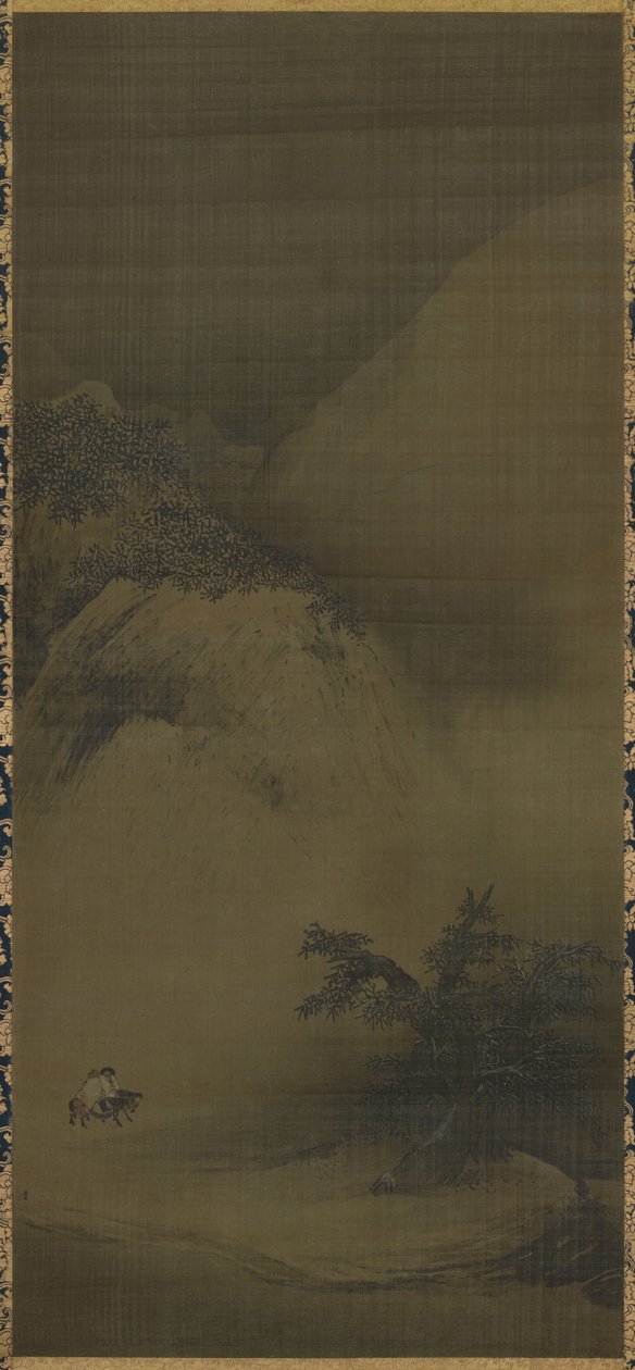 Verschneite Landschaft von Liang Kai
