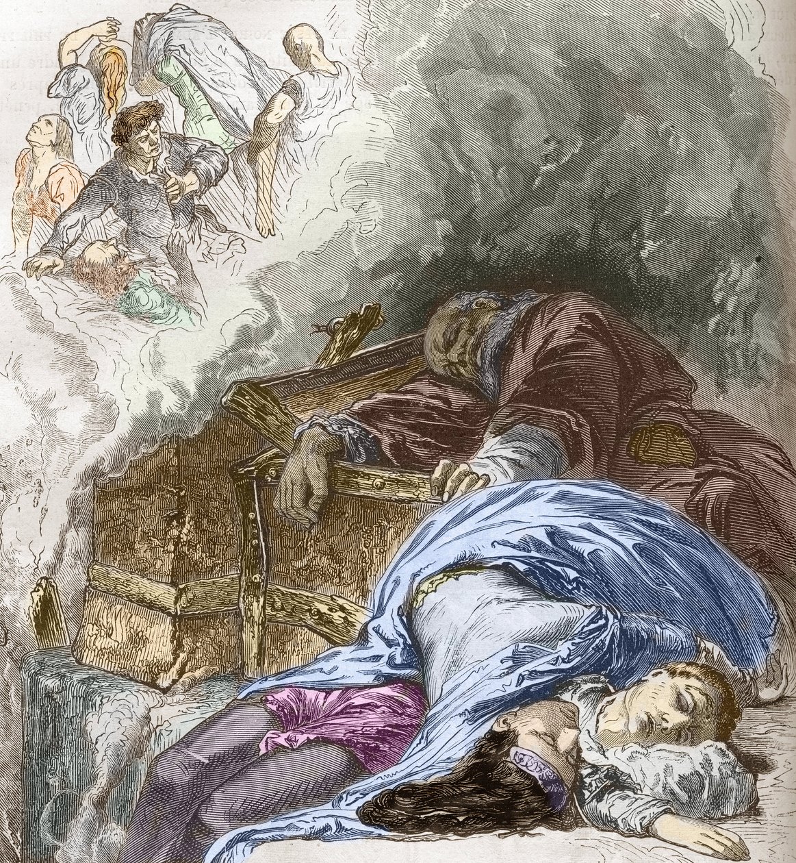 Große Pest (1347-1350) von Unbekannt Unbekannt