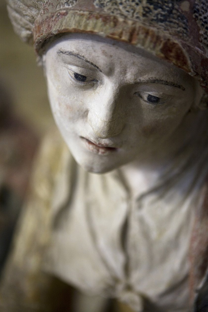 Heilige Frau mit Haube von Ligier Richier