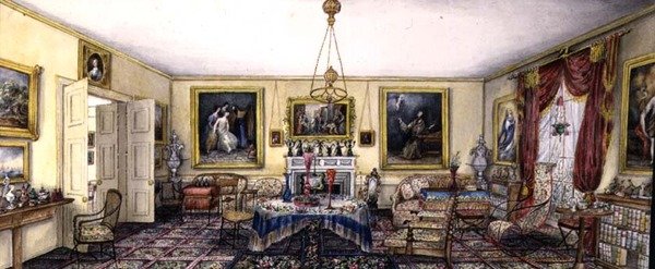 Das Wohnzimmer in Aynhoe von Lili Cartwright
