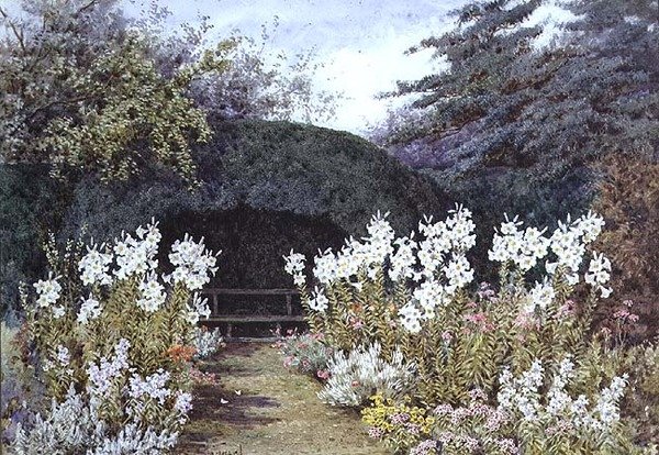 Osterlilien im Garten von Lilian Stannard
