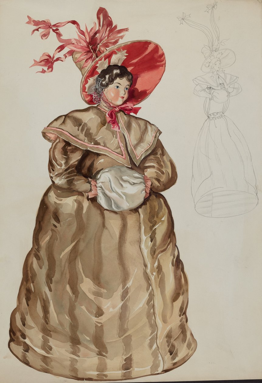 Puppe, ca. 1936 von Lillian Causey