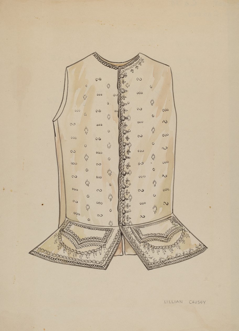 Herrenweste von Lillian Causey