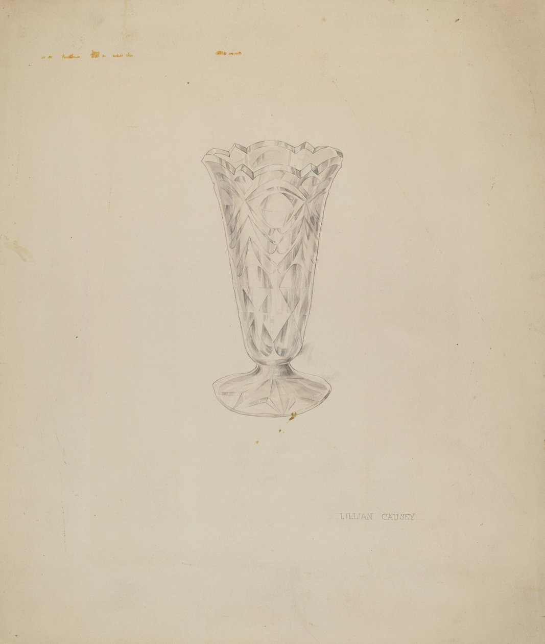 Vase, ca. 1937 von Lillian Causey