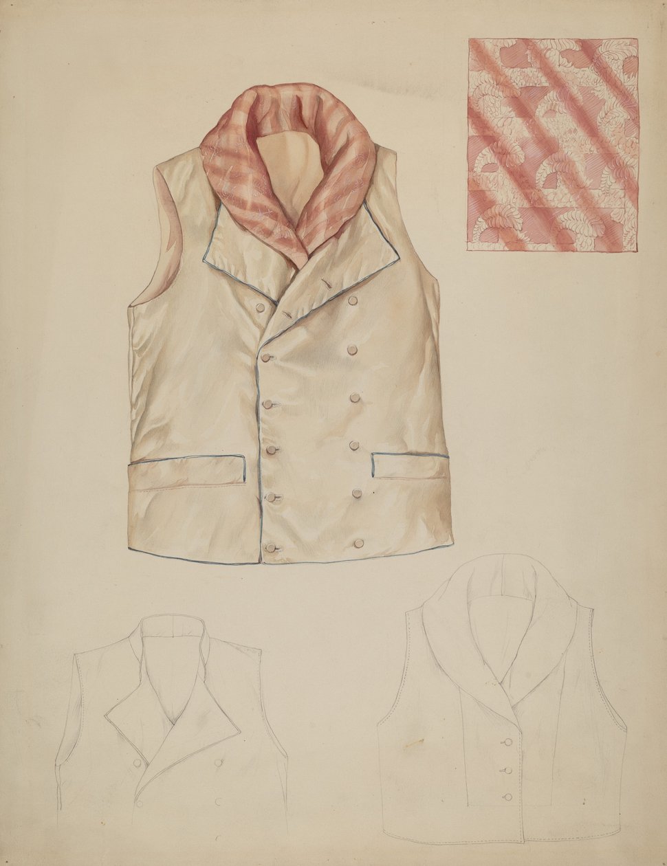 Weste, um 1937 von Lillian Causey