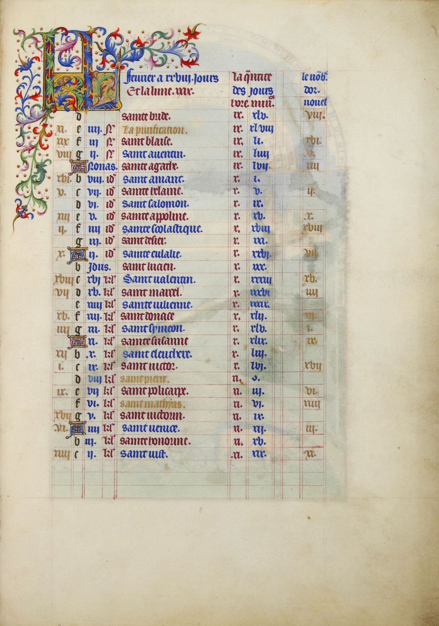 Très Riches Heures du Duc de Berry von Limbourg Brothers