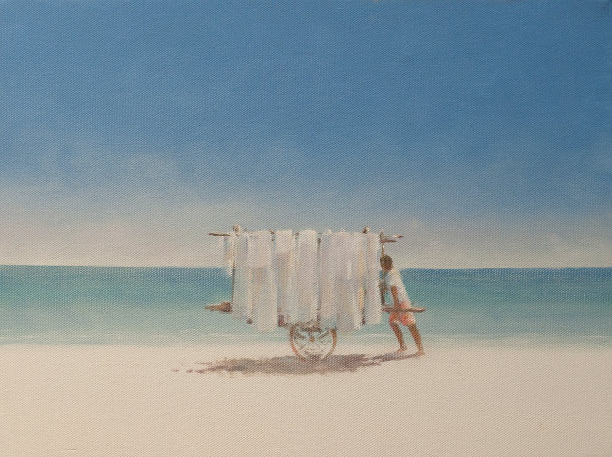 Strandverkäufer in Kuba, 2010 von Lincoln Seligman