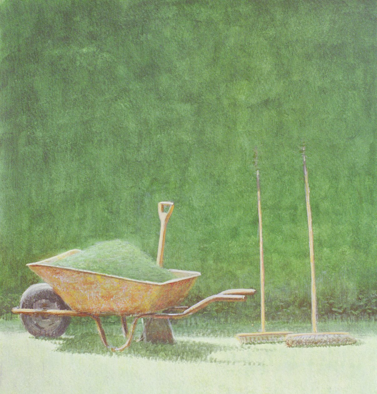 Garten-Stillleben, 1985 von Lincoln Seligman