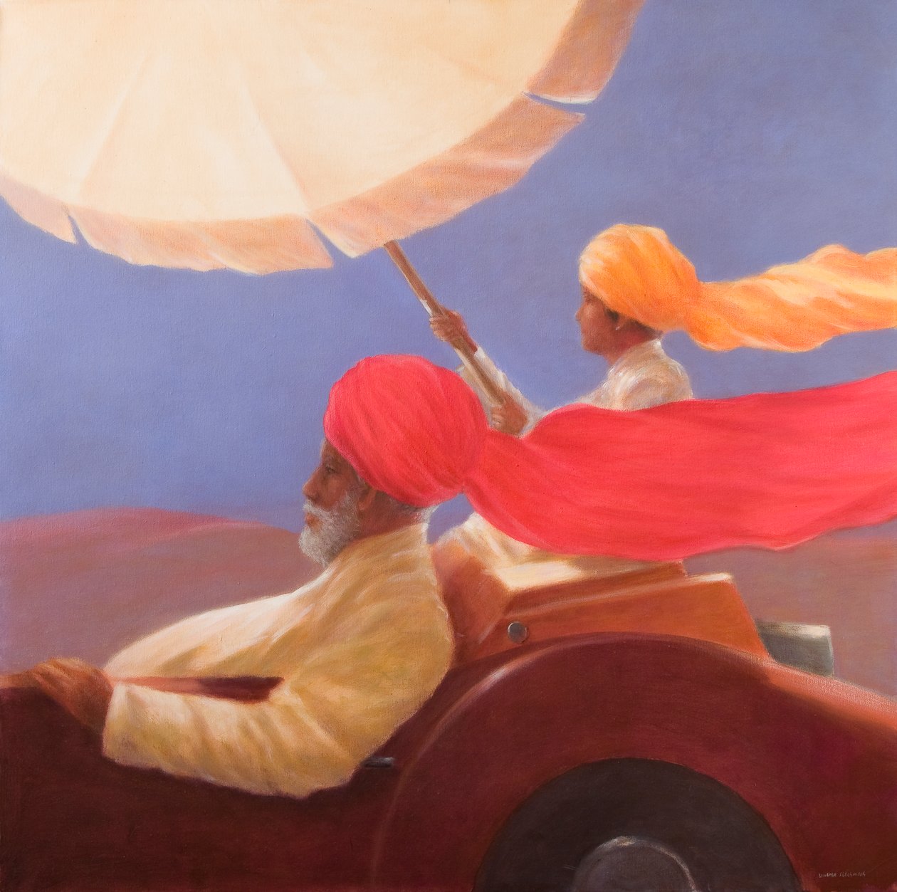 Maharaja in Fahrt, 2010 von Lincoln Seligman