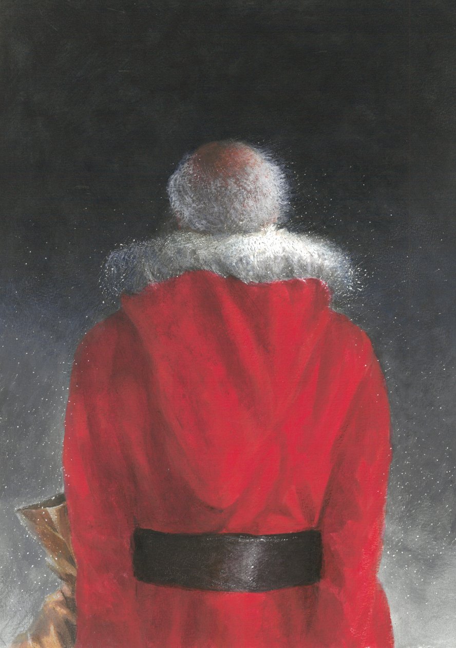 Mann im roten Mantel (Rückansicht), 2004 von Lincoln Seligman