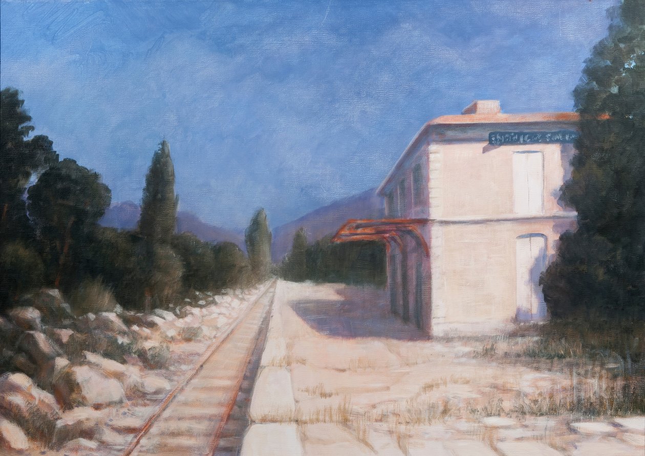 Bahnhof, Châteauneuf, 2012 von Lincoln Seligman