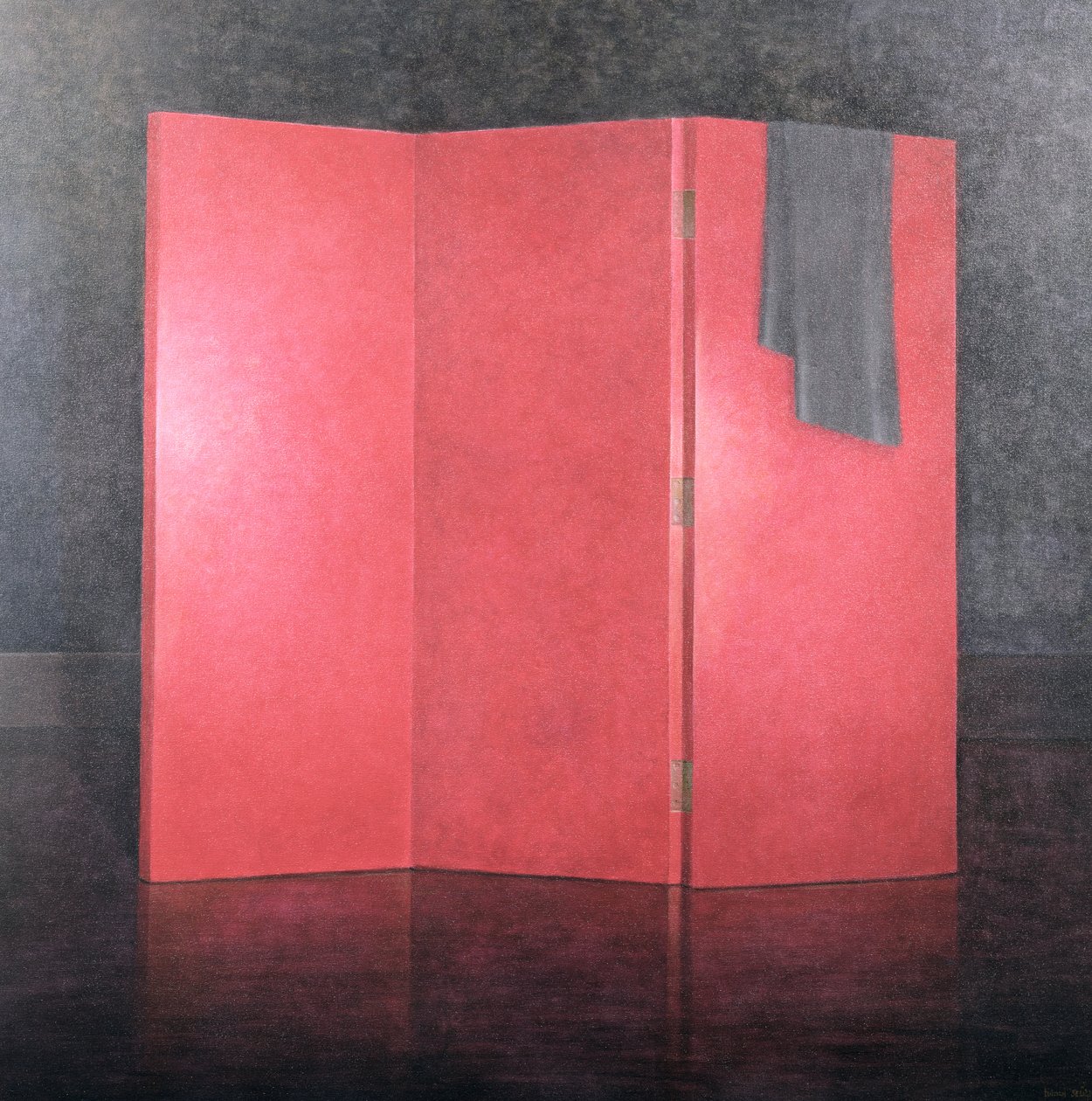 Roter Bildschirm, 2005 von Lincoln Seligman