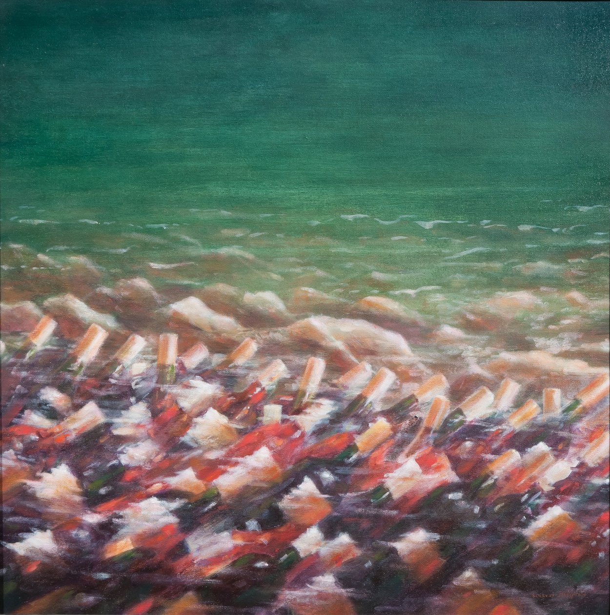 Rot und Rose kühlen, 2012 von Lincoln Seligman