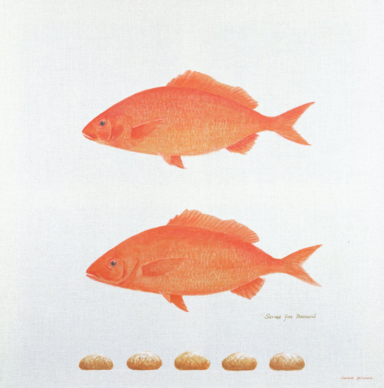 Serviert fünftausend, 2005 von Lincoln Seligman