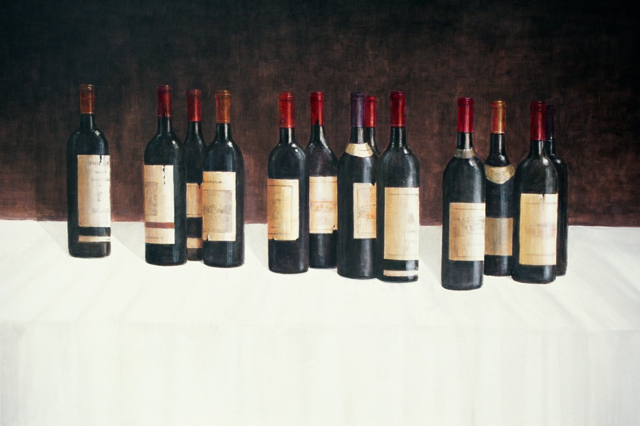 Weinlandschaft, Rot, 2003 von Lincoln Seligman