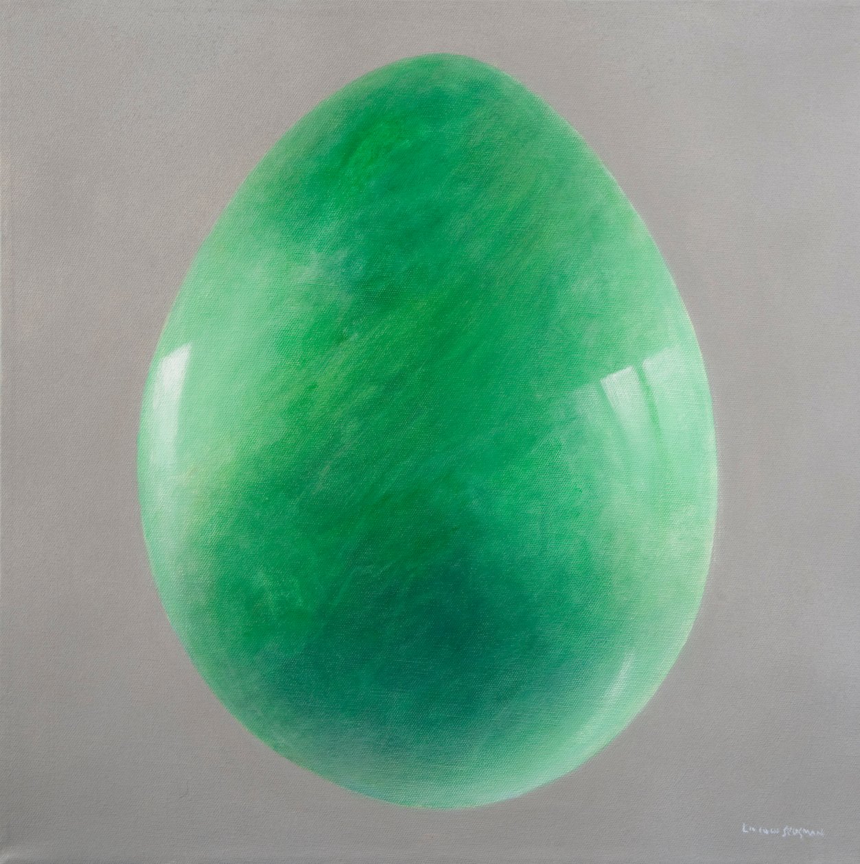 Großes Jade-Ei von Lincoln Seligman