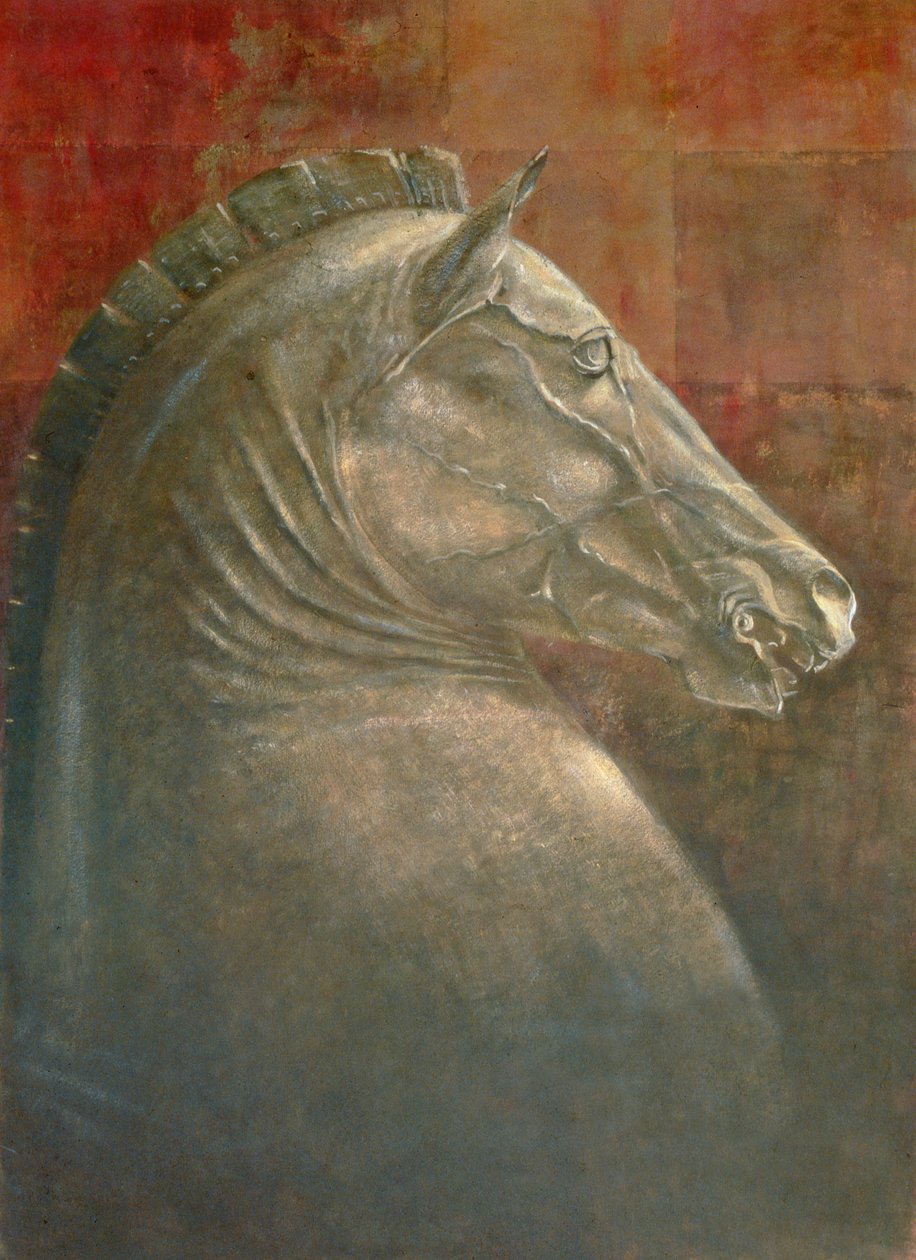 Pferdekopf, 1990 von Lincoln Seligman