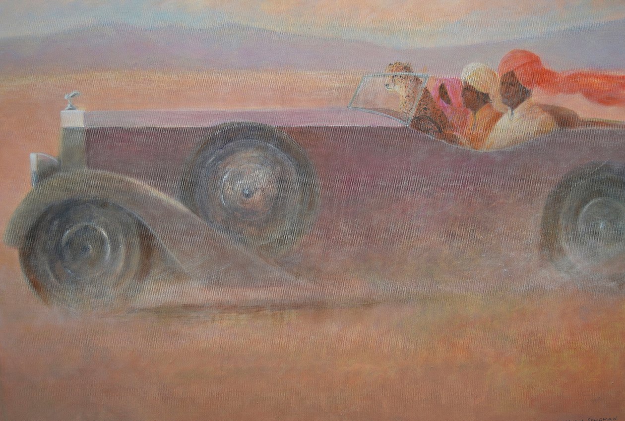 Drei + Gepard in einem Rolls von Lincoln Seligman