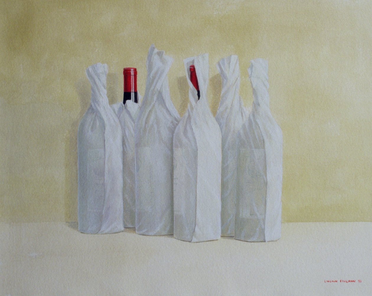 Verpackte Flaschen, Nummer 2, 1990er von Lincoln Seligman