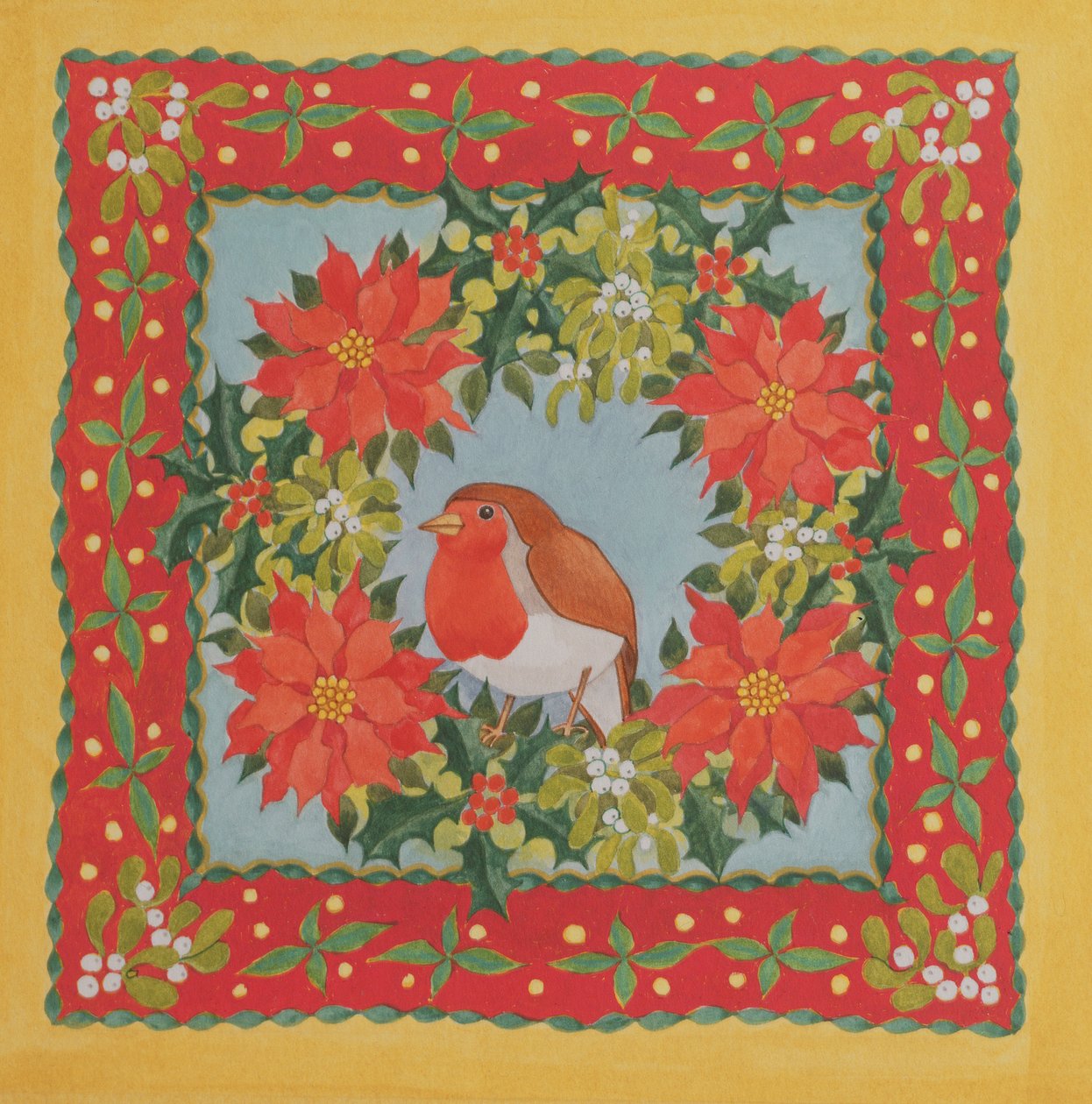 Rotkehlchen von Linda Benton